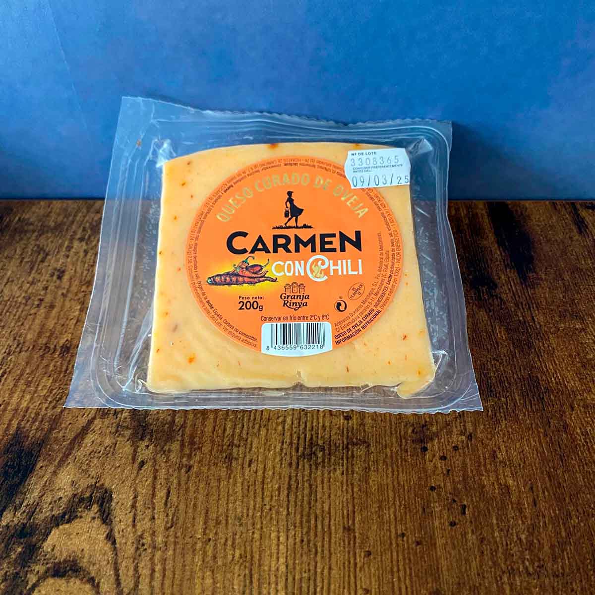 CUÑA QUESO DE OVEJA CON CHILI