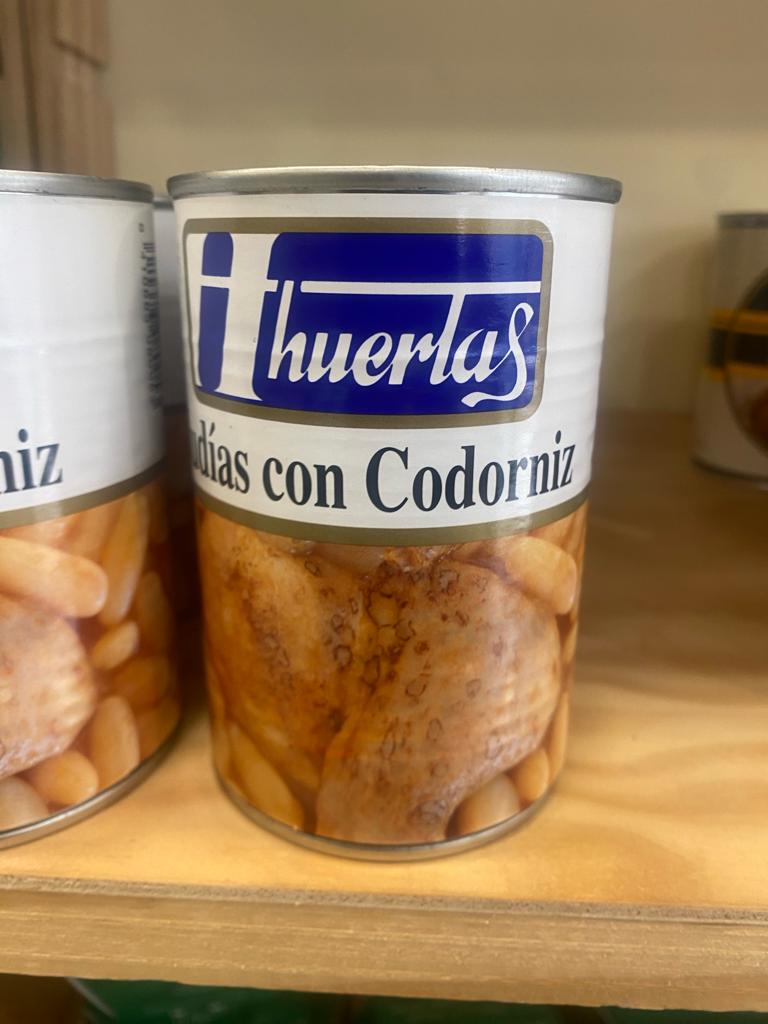 JUDIAS CON CODORNIZ