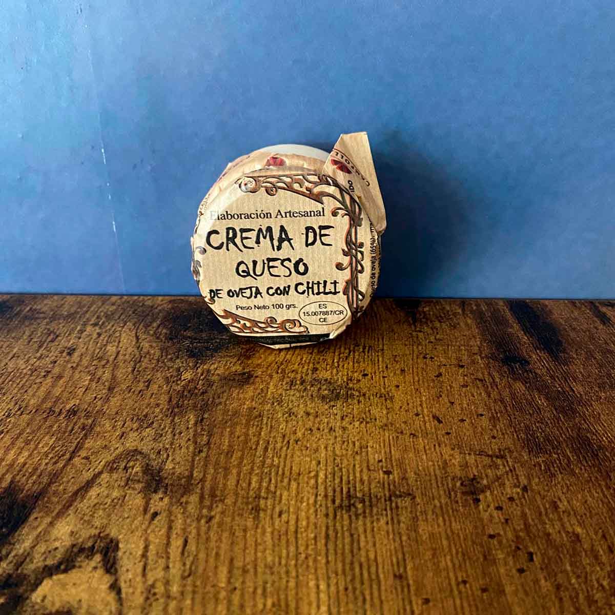 CREMA DE QUESO OVEJA CON CHILI_